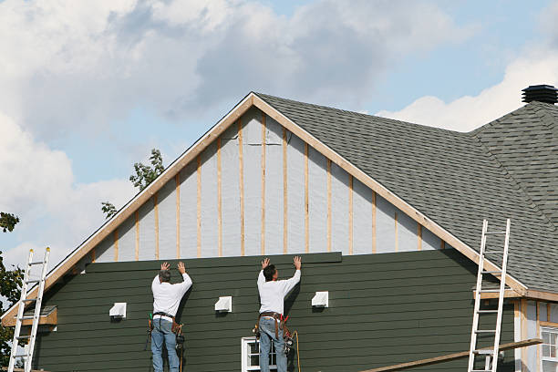 Professional Siding Replacement technician working in Newtown Square, PA